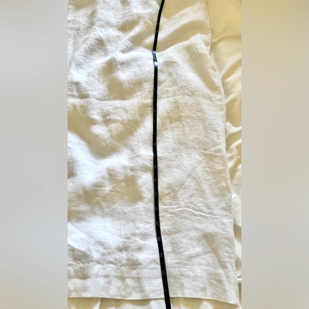 MADEWELL••Goldie White Linen Dress••Size 2 - Picture 9 of 10